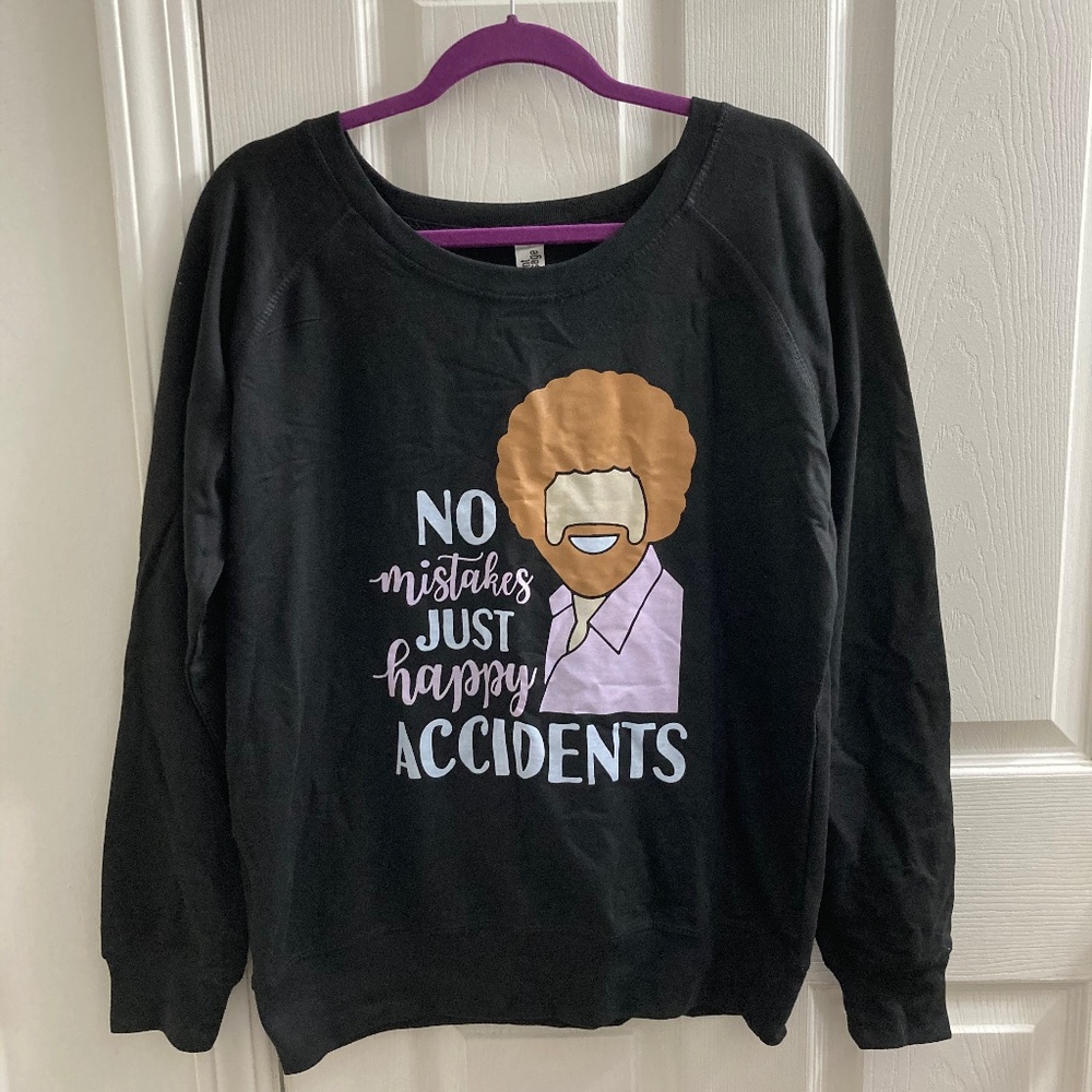 NWOT Bob Ross Long Sleeve Quote